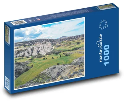 Obrázok produktu pre Puzzle 1000 Kopcovitá Krajina s Územiami - martinpuzzle
