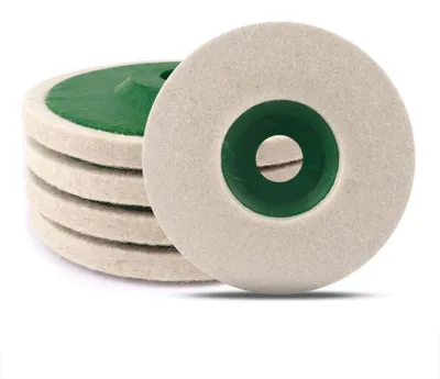 Produktbild von 5 Stk 125mm 5 Zoll Wolle Polieren Winkelschleifer Rad Filz Polierscheibe Neu