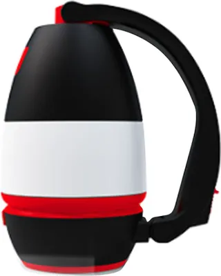 Produktbild von 3-in-1 LED-Kombinationslampe: Laterne, Taschenlampe, Arbeitsleuchte, batteriebetrieben, Tischlampe, Camping, Notfall,red