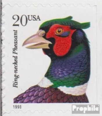 Produktbild von Briefmarken USA 1998 Mi 2995BMr (kompl.Ausg.) postfrisch Tiere - Ringfasan