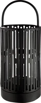 Produktbild von Gilde Windlicht, zylindrisch, Como , Metall, schwarz, VE 1, H. 39 cm, D. 15 cm Höhe: 39.00 cm Durchmesser: 15.00 cm 74172