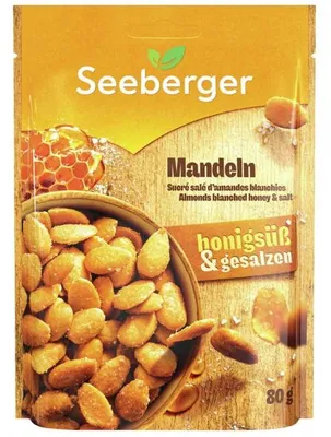 Produktbild von Seeberger Mandeln honigsüß & gesalzen 80g