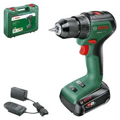 Produktbild von Akku-Bohrschrauber UniversalDrill 18V-60, 1 x Akku PBA 18V 2.0Ah, Tragekoffer
