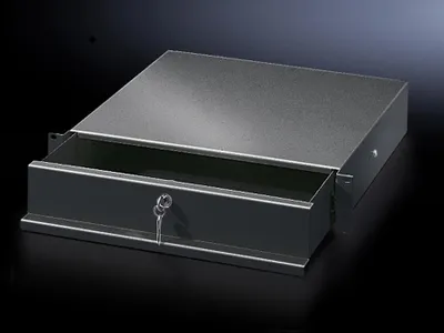 Produktbild von Rittal DK 5502.325, Schubladeneinheit, Stahl, Schwarz, 1 Stück(e)