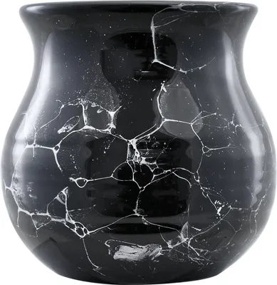 Zdjęcie produktu dla Cebador – ceramiczny kubek do mate Marmori 350 ml – wzór w ciemny marmur – szkliwiona powierzchnia – odporny na wysoką temperaturę – poręczny – łatwy w czyszczeniu, trwały