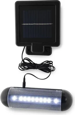 Zdjęcie produktu dla Lampka solarna, naścienna, latarnia do ogrodu, lampa do garażu