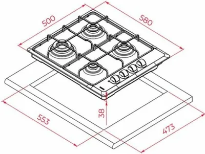 Obrázok produktu pre Plynová varná doska Teka HLX 640