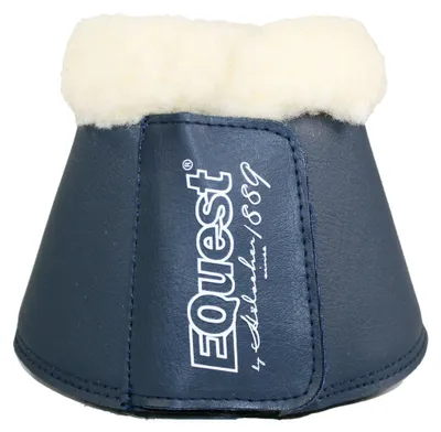 Produktbild von EQuest Hufglocken Springglocken mit Weblammfell 2 er Set, Größe:XL