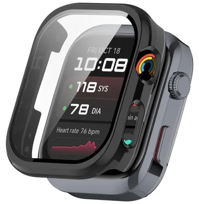 Obrázek produktu pro Pro Huawei Watch D2 Plastic PC Smart Case + Tvrzené sklo H9 Hard Glass Black