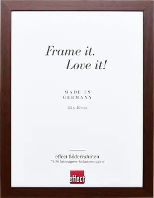 Immagine prodotto di Portafoto in legno marrone 21x29,7 cm con vetro artistico