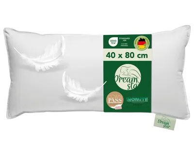 Productafbeelding van Driekamerig kussen | donskussen | DREAMSTAR | 40 x 80 cm