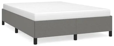 Obrázek produktu pro vidaXL Rám postele bez matrace, tmavě šedý, 137 x 190 cm, látka