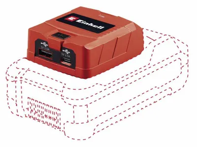 Produktbild von Einhell Classic USB-Akku-Adapter TC-CP 18 Li USB A/C Solo