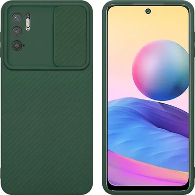 Obrázek produktu pro Cadorabo Case for Xiaomi RedMi NOTE 10 5G / POCO M3 PRO 5G Protective Cover in Green Pouzdro na mobilní telefon TPU Case Cover