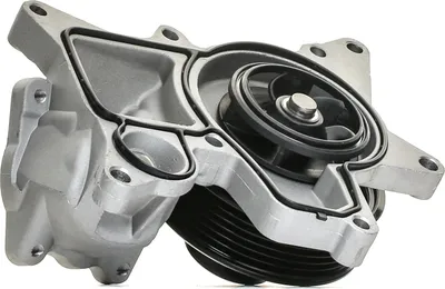 Produktbild von RIDEX 1260W0398 Kühlmittelpumpe Wasserpumpe mit Keilrippenriemenscheibe für BMW 3 Touring (E91) 3 Limousine (E90) 3 Coupe (E92) 3 Cabrio (E93)