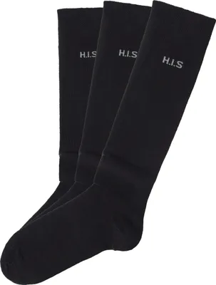 Produktbild von H.I.S. Kniestrümpfe 3 -teilig 3x schwarz Größe 35/38