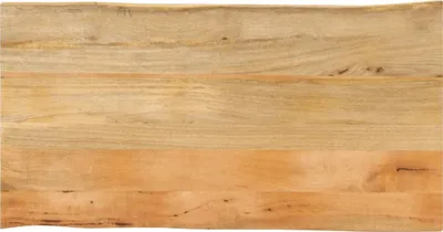 Produktbild von Möbel Tischplatte mit Baumkante 110x60x3,8 cm Massivholz Mango - Tischplatten 370743