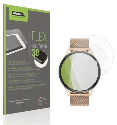 Immagine prodotto di 2x Pellicola protettiva opaca per FITFLEX FV21 Protezione Antiurto Anti-Shock