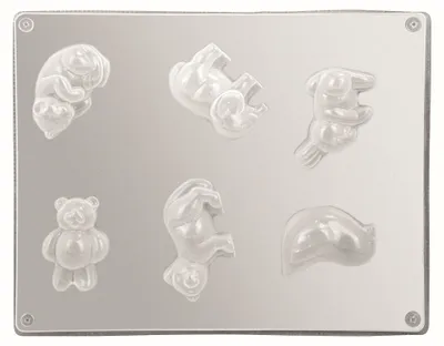 Produktbild von CREARTEC Seifengießform Tiere - Größe ca. 24cm - 57902