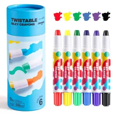 Produktbild von Gelstifte Silky, drehbar, 6 Farben - Jarmelo