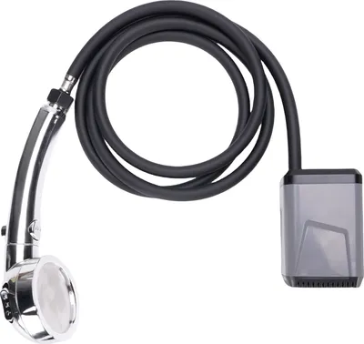 Produktbild von Tragbare Camping Dusche Outdoor Elektrische Duschpumpe USB Wiederaufladbare Batteriebetriebene Dusche mit Display Grau