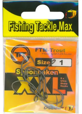 Produktbild von TFT Spoonhaken XXL Gr. 1 - 8 Forellenhaken