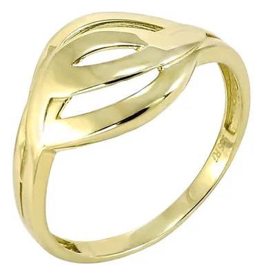 Produktbild von Gold Ring Glare964, Größe 66, 2,1 mm Ringbreite, 11,9 mm Oberseite, hypoallergen