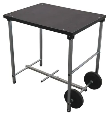Obrázok produktu pre Skladací pracovný stôl Dönges s kolieskami (pracovný stôl na kolieskach)