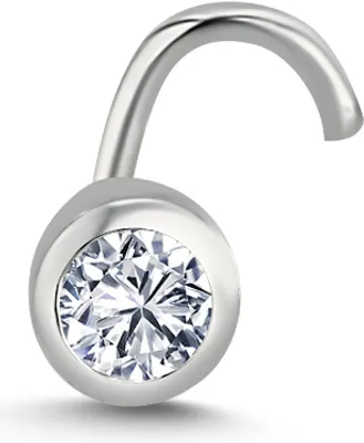 Produktbild von Nostril 0,06 Carat Diamant Nasenpiercing 950er Platin