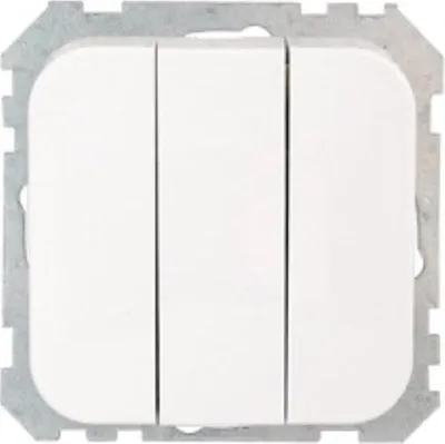 Produktbild von Dreifach Lichtschalter (Ohne Rahmen) Unterputz 10A serie Harmony-Lux