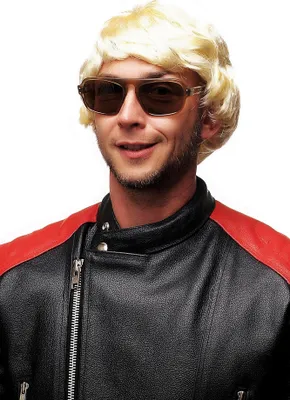 Produktbild von WIG ME UP Faschingsperücke Hellblond Schlagersänger Gigolo 3296-ZA615