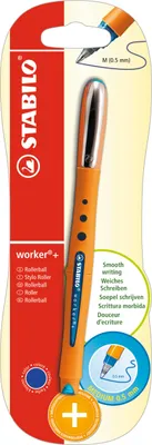 Produktbild von Tintenroller - STABILO worker+ - medium - Einzelstift - blau