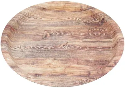 Produktbild von Tablett XL Holzdesing rund 24x2cm