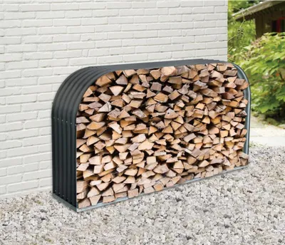 Produktbild von floraworld Holzunterstand gewölbtver zinkt und lackiert212 x 4 0 x 111 cmBeschaffungsart