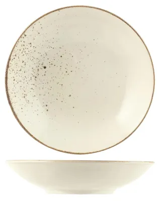 Produktbild von H&H Set mit 6 tiefen Tellern, reaktives Elfenbein, 22 cm