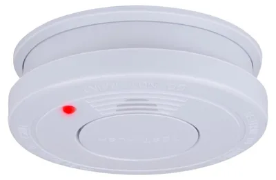 Immagine prodotto di Rilevatore di fumo Grundig - Rilevatore di fumo con allarme da 85 dB e pulsante di prova - Rilevatore di fumo con funzione "Hush" e indicatore LED - Rilevatore di fumo per interni con batteria da 9 V