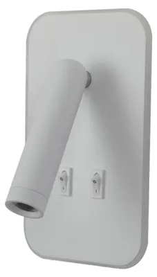 Produktbild von 8W LED Wandleuchte mit Strahler und Schalter DORIA WL-83957-1-WH Italux