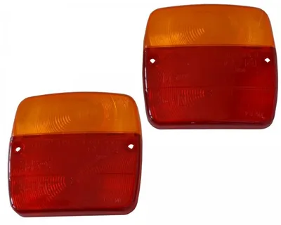 Produktbild von 2 x Lichtscheibe für AJ.BA 3-Kammer Leuchte - Ersatzglas Traktor Schlepper