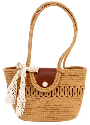 Produktbild von Gewebte Strohtasche für Sommer und Urlaub