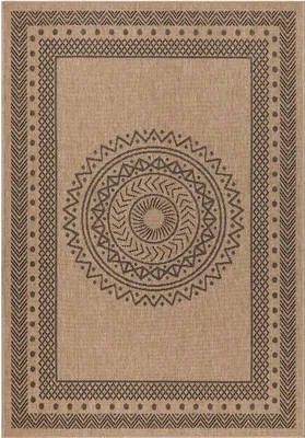 Immagine prodotto di Tappeto per esterni DHAKA Black 140 x 200 cm