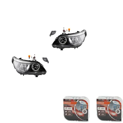 Obrázok produktu pre Johns, svetlomety + Osram Night Breaker Laser vhodné pre BMW radu 5 E60 E61 07/03-03/07 63127165561 63126910777 6910777 7165561 63127165562 6312691077