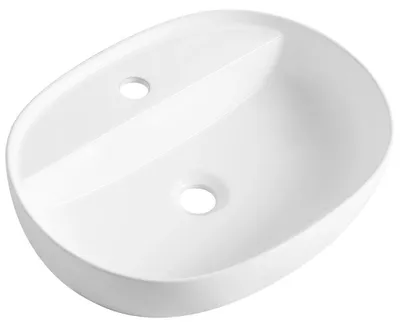 Obrázok produktu pre CERANO – Keramické umývadlo Ramona – na dosku – biela lesklá – 50 x 39 cm