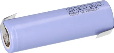 Produktbild von Samsung INR21700-40T 3,6V 4000mAh 35A Li-Ion-Akku mit Z-Lötfahne