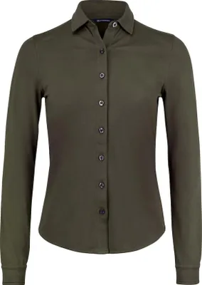 Produktbild von Cutter & Buck Advantage Dames Overhemd Donkergroen - maat 42/XL