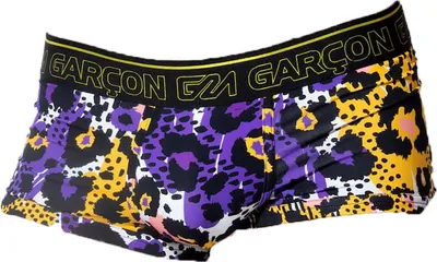 Immagine prodotto di Garçon - Intimo da Uomo Boxer corti - Purple Jaguar Trunk - 1x Taglia XL