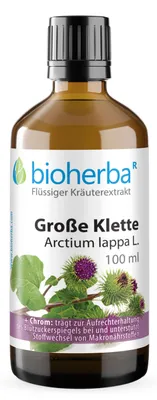 Produktbild von Bioherba Grosse Klette Arctium lappa L. Tropfen Tinktur 100 ml