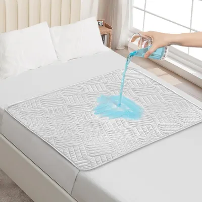 Zdjęcie produktu dla Wodoodporne ochraniacze na materace - nadają się do prania - 2 sztuki - 90 x 135 cm
