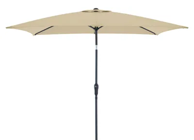 Produktbild von Mittelstockschirm Doppler Life Lift 250 x 200 cm sand mit UV-Schutz 50+, wasserabweisende Polyesterbespannung, leichte A