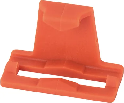 Produktbild von Showgear Mounting clip single for 4-pin and 5-pin cable connector Rot