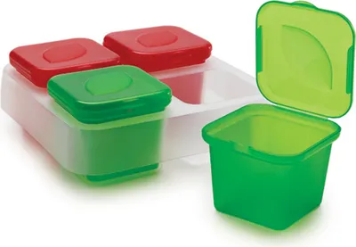 Obrázek produktu pro Nádobky na svačinky, bylinky a omáčky